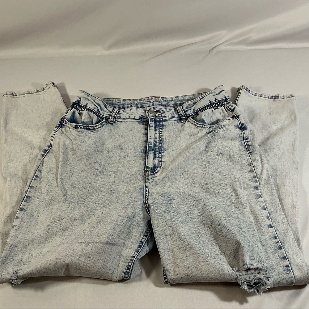 Vanilla Star Light Wash Acid Wash Skinny Jeans